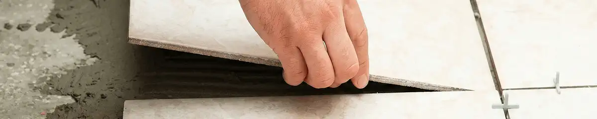 Professional installing ceramic tile floors in Hialeah, FL