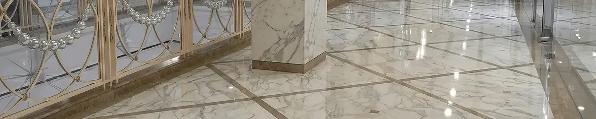 Beautiful marble floor professionally installed in Hialeah, FL